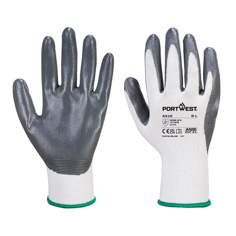 Chargez l'image dans la visionneuse de la galerie, Gant Flexo Grip A310GRWL - protection nitrile enduit paume