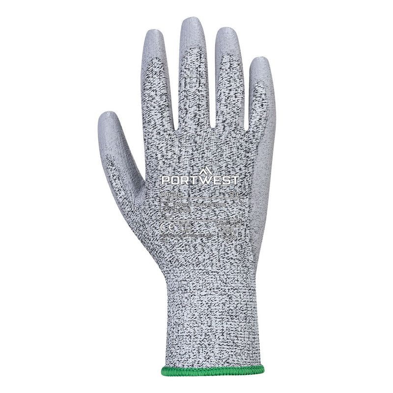 Chargez l'image dans la visionneuse de la galerie, AB620 - Gants PU Cut B13 Essential Pack de 12, Gris, vue de dos # Couleur_Gris