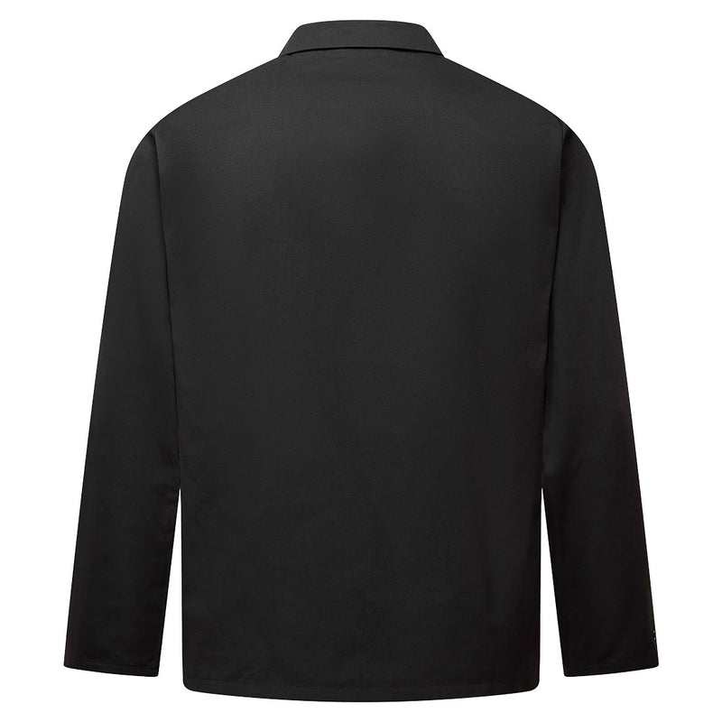 Chargez l'image dans la visionneuse de la galerie, AS18 - Veste de laboratoire ESD, Noir, vue de dos # Couleur_Noir