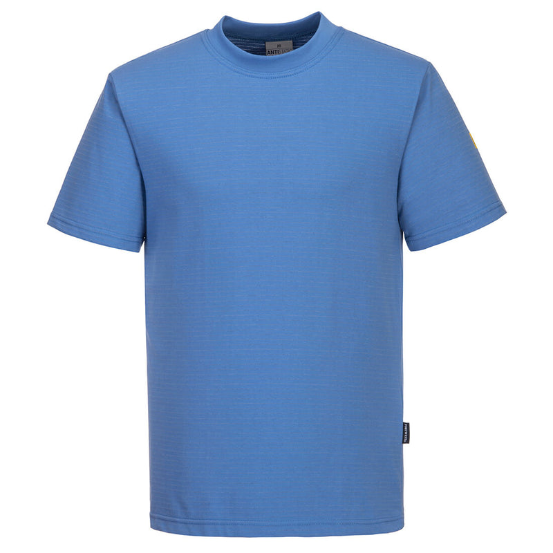 Chargez l'image dans la visionneuse de la galerie, AS20 - T-Shirt antistatique ESD, Bleu Hamilton # Couleur_Bleu Hamilton