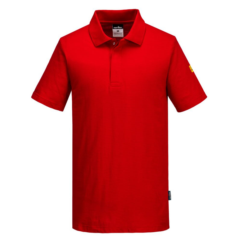 Chargez l'image dans la visionneuse de la galerie, AS21 - Polo antistatique ESD, Rouge foncé # Couleur_Rouge foncé