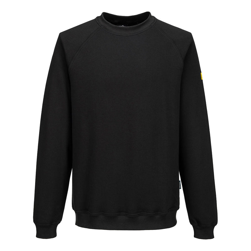 Chargez l'image dans la visionneuse de la galerie, AS24 - sweat shirt anti statique ESD, Noir # Couleur_Noir
