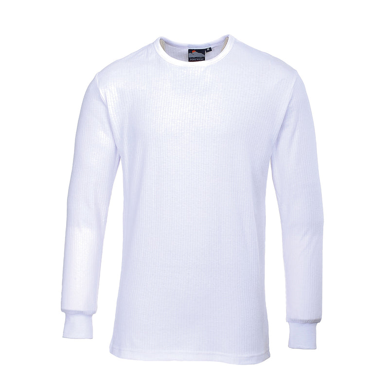 Chargez l'image dans la visionneuse de la galerie, B123 - T-shirt Thermique Manches Longues, Blanc # Couleur_Blanc