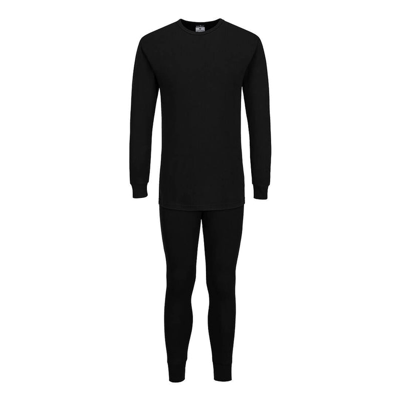 Chargez l'image dans la visionneuse de la galerie, B127 - Ensemble sous-vêtements thermiques, Noir # Couleur_Noir