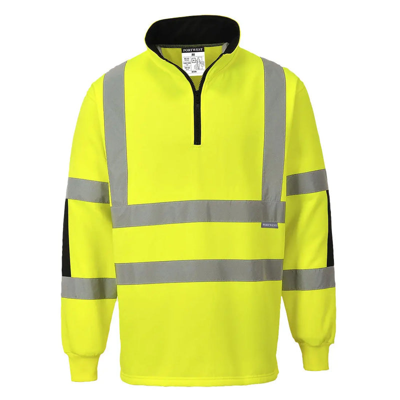 Chargez l'image dans la visionneuse de la galerie, Sweatshirt Rugby Xenon B308 - haute visibilité renforcé pour chantiers