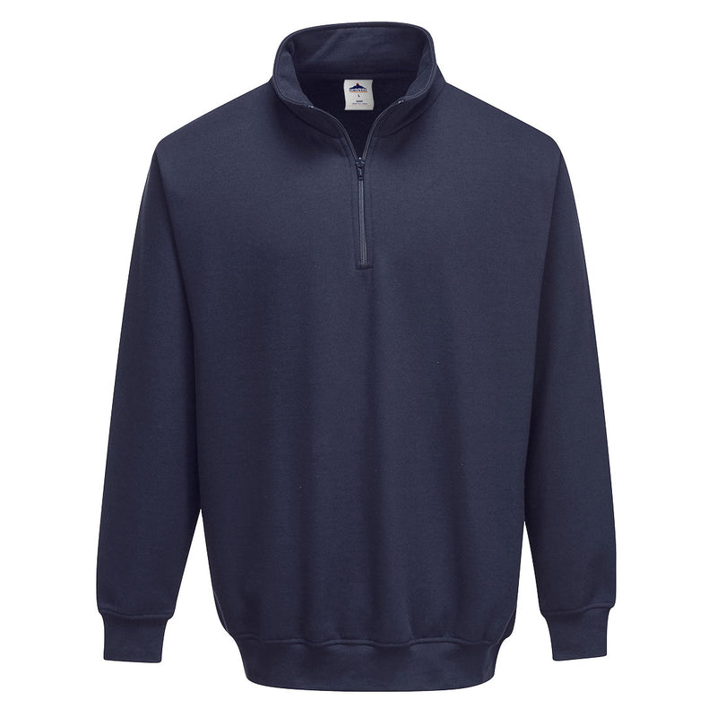 Chargez l'image dans la visionneuse de la galerie, B309 - Sweatshirt col zippé Sorrento, Marine # Couleur_Marine