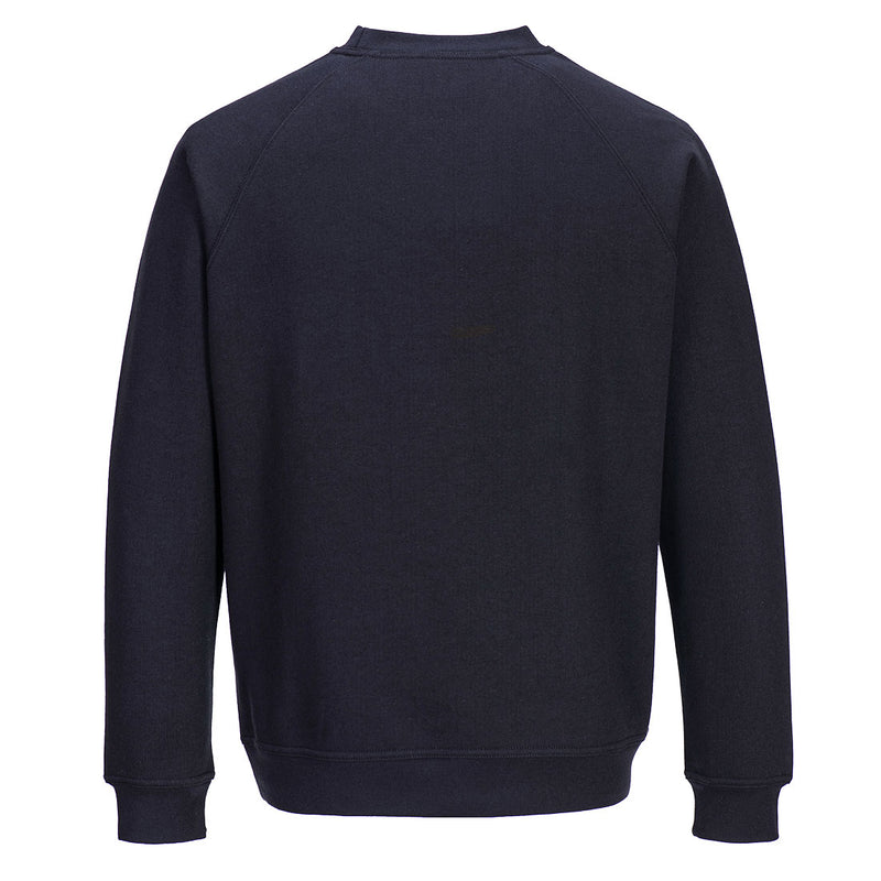 Chargez l'image dans la visionneuse de la galerie, B330 - Sweatshirt pour femmes, Marine, vue de dos # Couleur_Marine