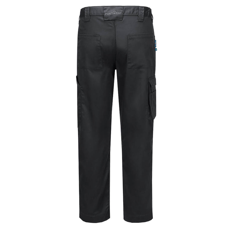 Chargez l'image dans la visionneuse de la galerie, CD825 - Pantalon cargo WX2 Eco, Noir, vue de dos # Couleur_Noir