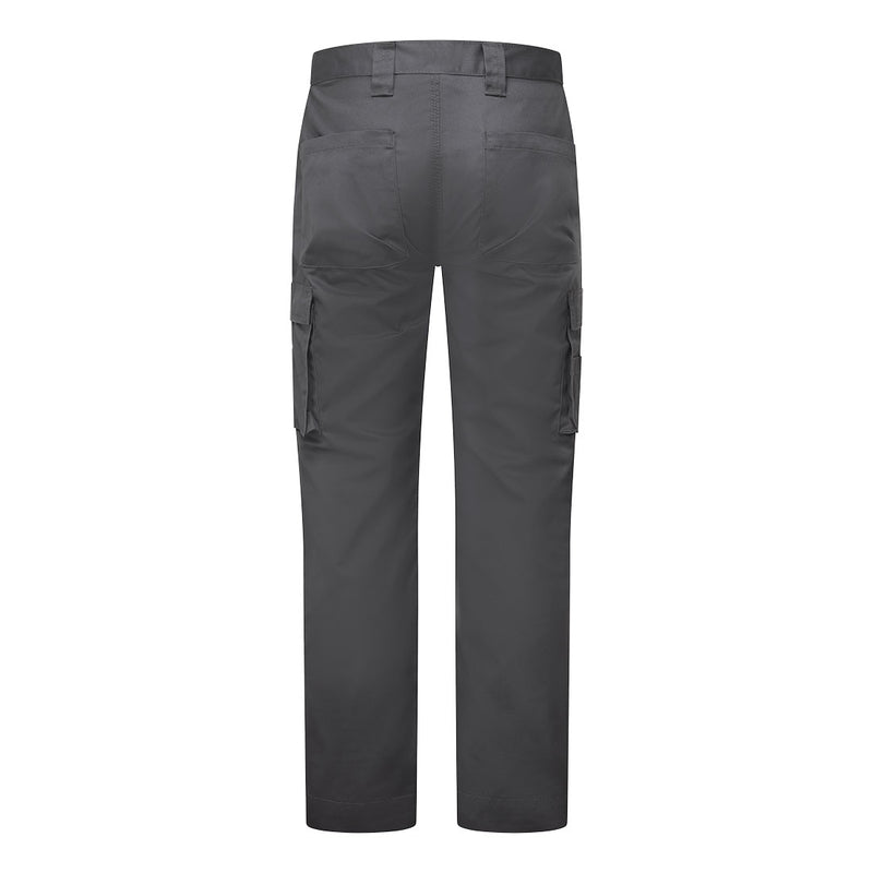 Chargez l'image dans la visionneuse de la galerie, CD825 - Pantalon cargo WX2 Eco, Gris Métal Short, vue de dos # Couleur_Gris Métal Short
