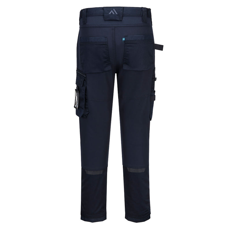 Chargez l'image dans la visionneuse de la galerie, CD846 - Pantalon Stretch WX2, Marine, vue de dos # Couleur_Marine