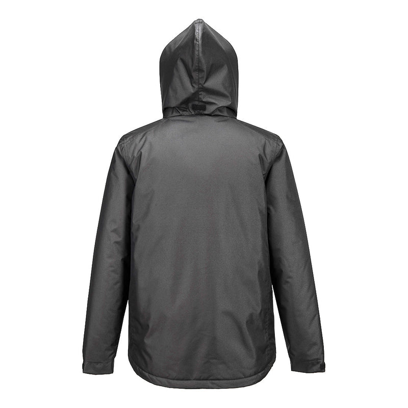 Chargez l'image dans la visionneuse de la galerie, CD864 - Parka WX2 Eco-conçu, Gris Métal, vue de dos # Couleur_Gris Métal