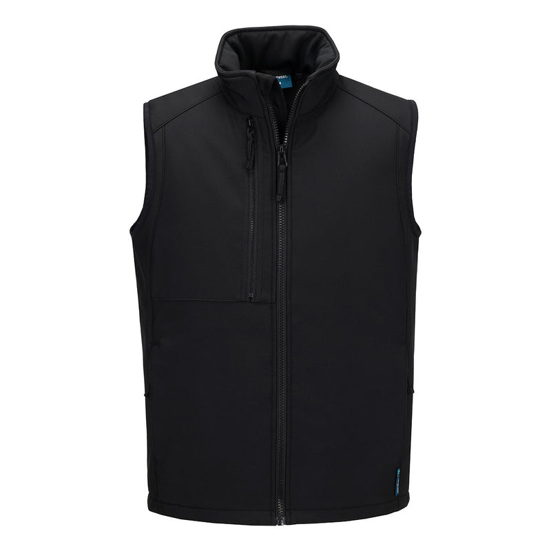 Chargez l'image dans la visionneuse de la galerie, CD877 - Bodywarmer softshell WX2 Eco (2 couches), Noir # Couleur_Noir