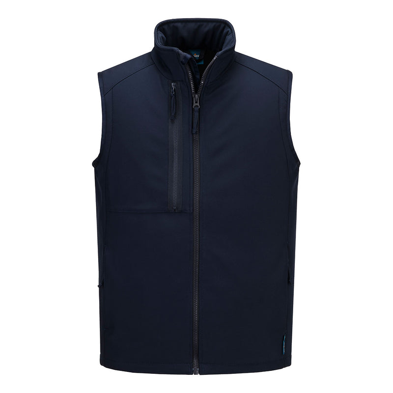 Chargez l'image dans la visionneuse de la galerie, CD877 - Bodywarmer softshell WX2 Eco (2 couches), Marine # Couleur_Marine