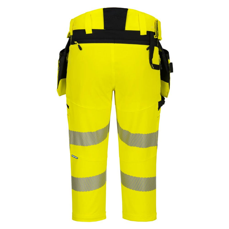 Chargez l'image dans la visionneuse de la galerie, DX402 - Pantacourt DX4 HV, Jaune/Noir, vue de dos # Couleur_Jaune/Noir