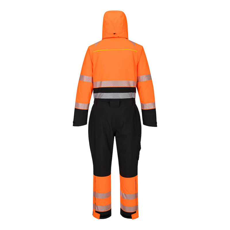 Chargez l'image dans la visionneuse de la galerie, DX438 - Combinaison d'hiver DX4 HV, Orange/Noir, vue de dos # Couleur_Orange/Noir