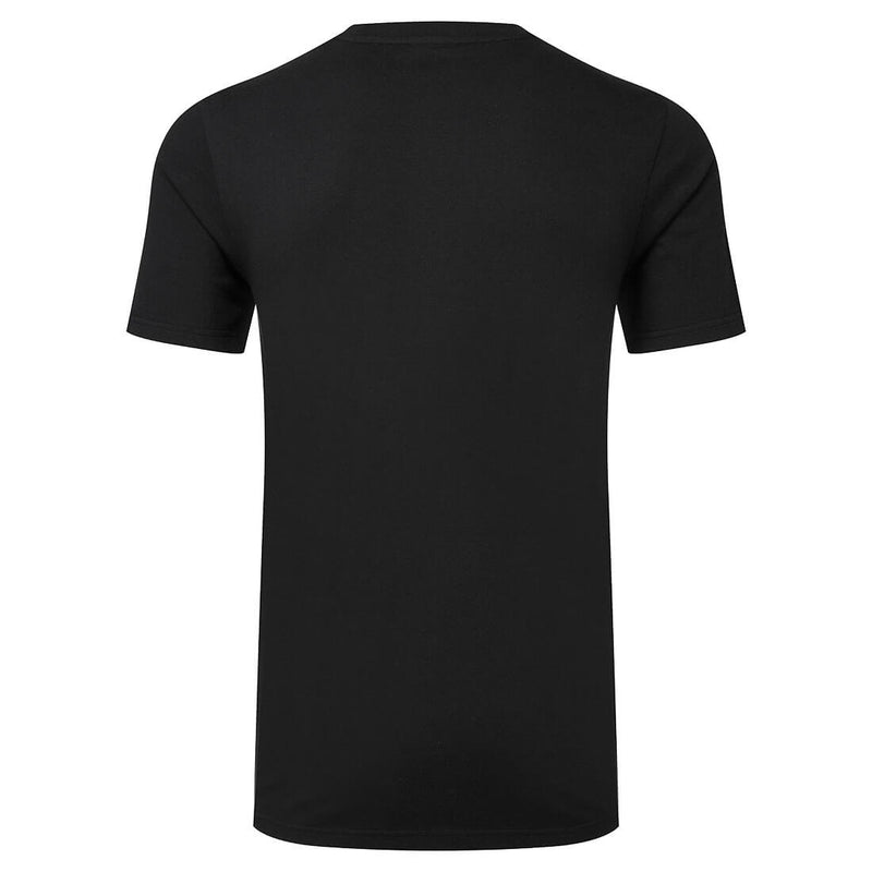 Chargez l'image dans la visionneuse de la galerie, EC195 - T-Shirt en coton biologique recyclable, Noir, vue de dos # Couleur_Noir