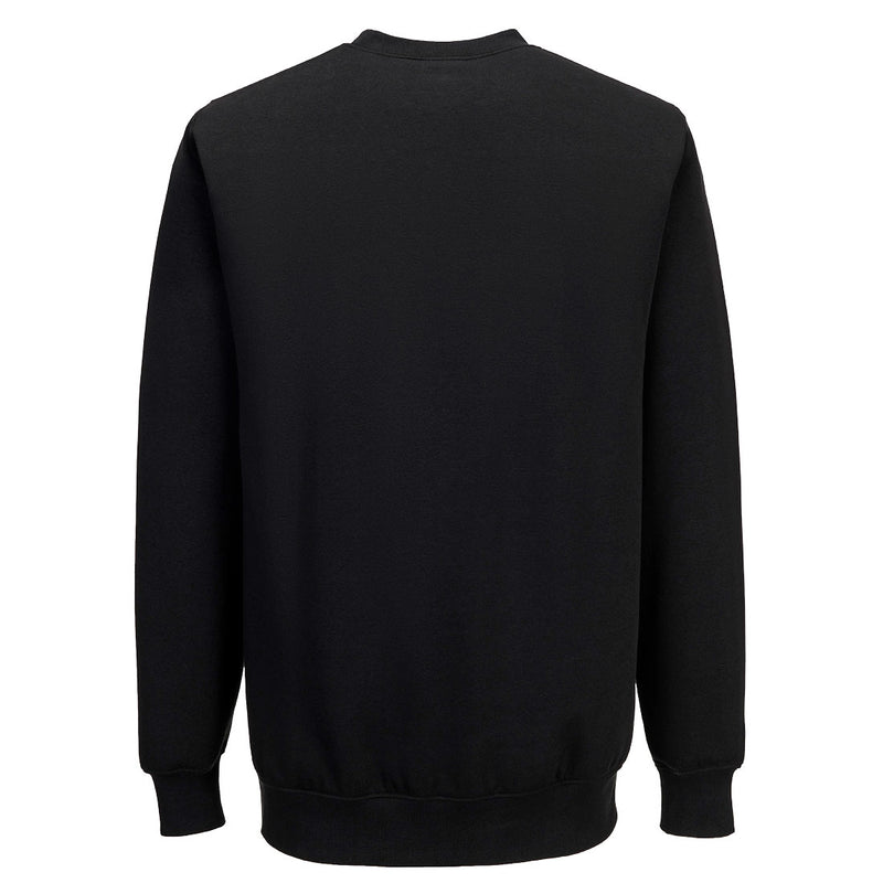 Chargez l'image dans la visionneuse de la galerie, ES300 - ES1 Essential Sweatshirt, Noir, vue de dos # Couleur_Noir