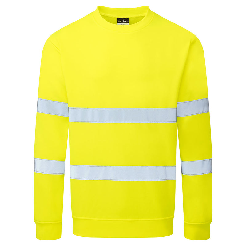 Chargez l'image dans la visionneuse de la galerie, ES303 - ES1 Essential Sweatshirt Haute Visibilité, Jaune # Couleur_Jaune