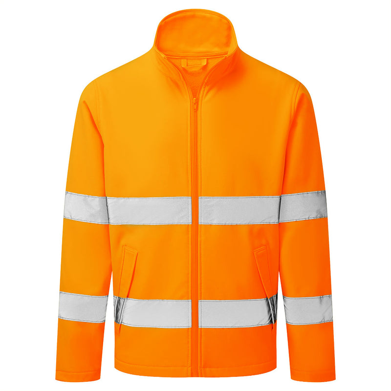 Chargez l'image dans la visionneuse de la galerie, ES428 - ES1 Essential Veste Softshell Haute Visibilité (2L), Orange # Couleur_Orange