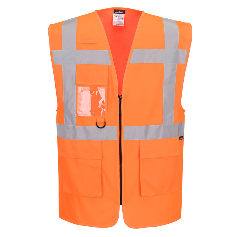 Chargez l'image dans la visionneuse de la galerie, ES476 - ES1 Essential Gilet Exécutif Haute Visibilité, Orange # Couleur_Orange