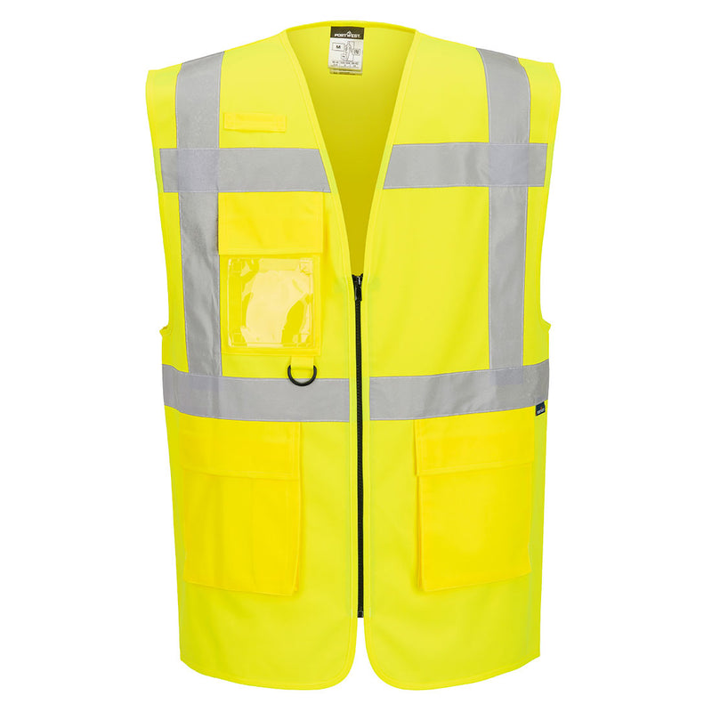 Chargez l'image dans la visionneuse de la galerie, ES476 - ES1 Essential Gilet Exécutif Haute Visibilité, Jaune # Couleur_Jaune
