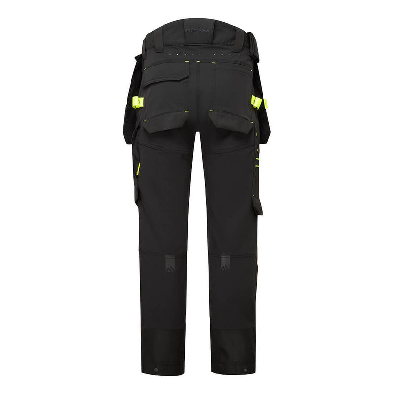 Chargez l'image dans la visionneuse de la galerie, EV440 - Pantalon de travail stretch Holster EV4, Noir, vue de dos # Couleur_Noir