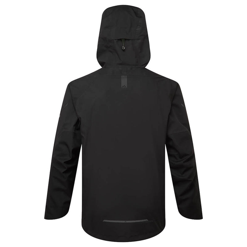 Chargez l'image dans la visionneuse de la galerie, EV460 - Veste de pluie EV4 Shell, Noir Tall, vue de dos # Couleur_Noir Tall
