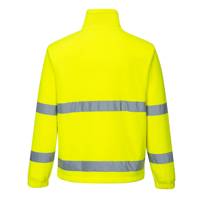 Chargez l'image dans la visionneuse de la galerie, F250 - Polaire Hi-Vis Essential, Jaune, vue de dos # Couleur_Jaune