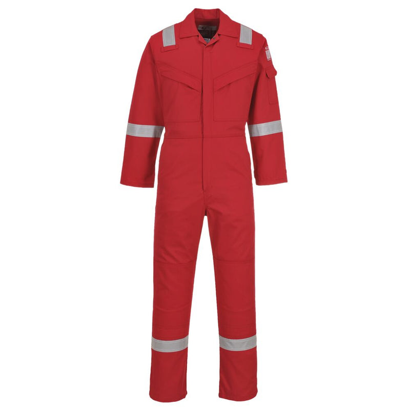 Chargez l'image dans la visionneuse de la galerie, FR50 - Combinaison Flamme Résistant et Antistatique 350g, Rouge # Couleur_Rouge