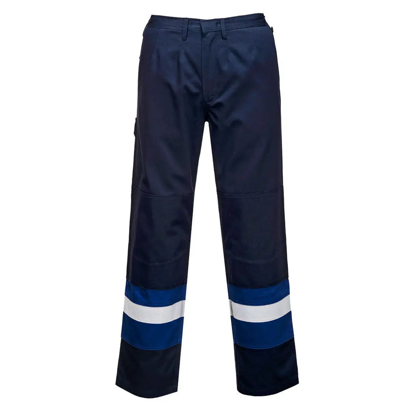 Chargez l'image dans la visionneuse de la galerie, Pantalon FR56 Bizflame Plus - détails bandes réfléchissantes et poches genouillères