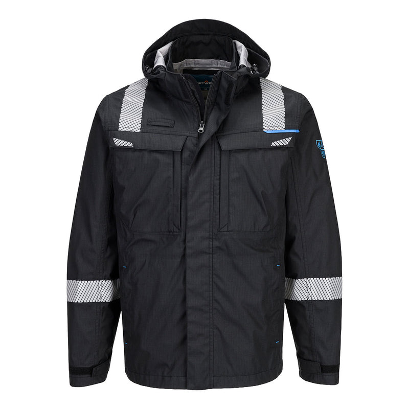 Chargez l'image dans la visionneuse de la galerie, FR619 - Veste de pluie Modaflame FR WX3, Noir # Couleur_Noir