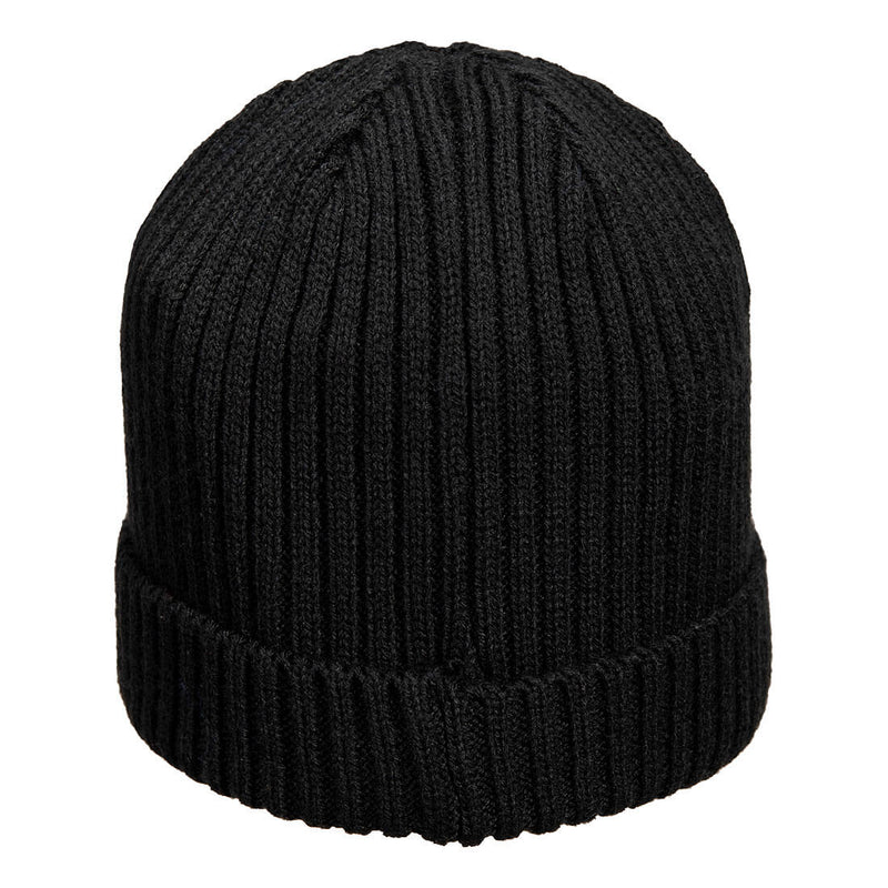 Chargez l'image dans la visionneuse de la galerie, HA24 - Bonnet avec visière, Noir, vue de dos # Couleur_Noir