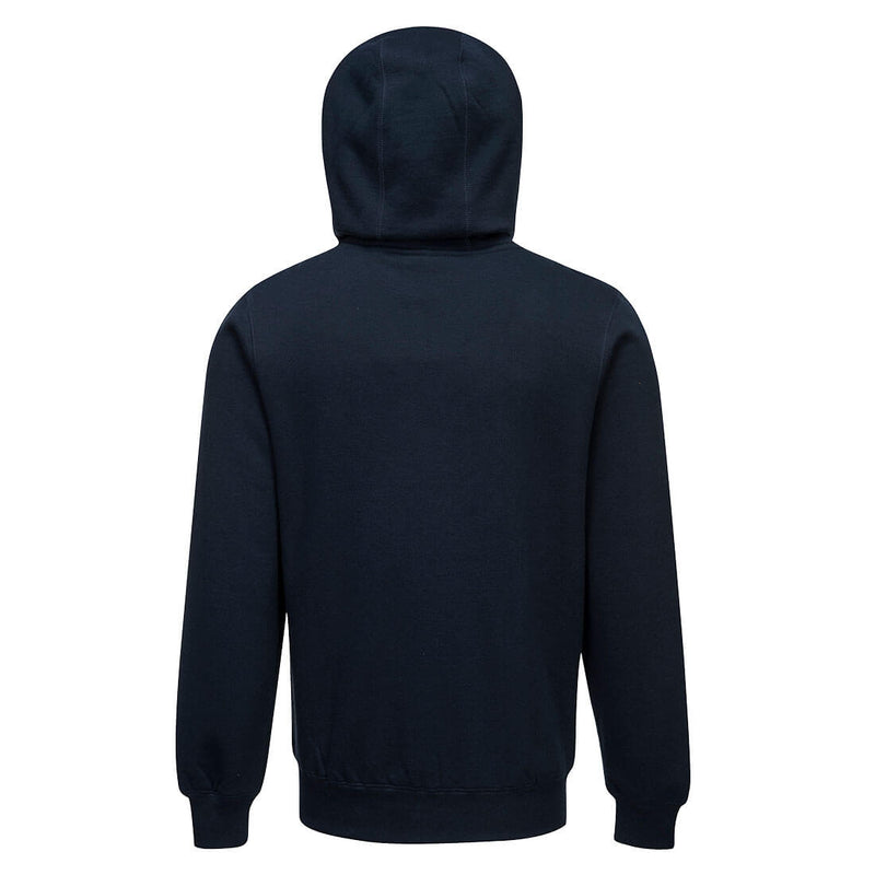 Chargez l'image dans la visionneuse de la galerie, KS31 - Sweatshirt Zippé à capuche Nickel, Marine, vue de dos # Couleur_Marine