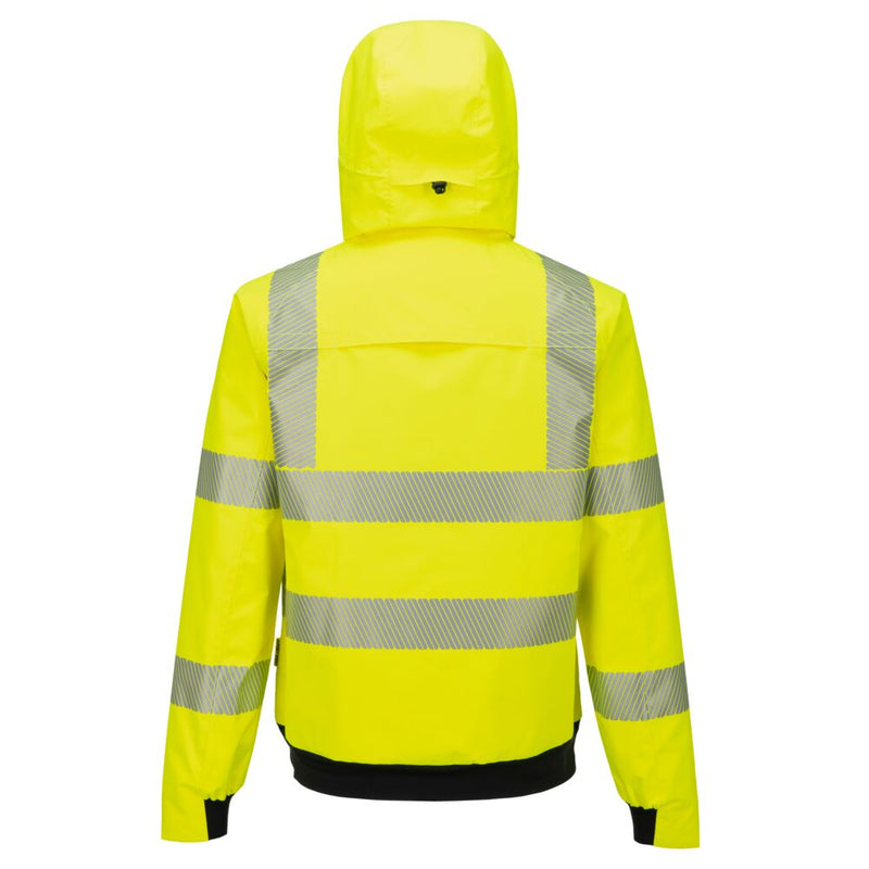 Chargez l'image dans la visionneuse de la galerie, KX315 - Bomber de pluie HV KX3, Jaune, vue de dos # Couleur_Jaune