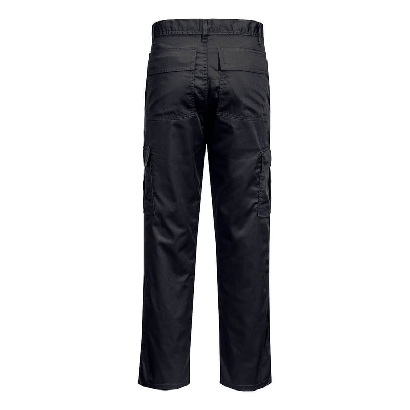 Chargez l'image dans la visionneuse de la galerie, L701 - Pantalon Combat Léger, Noir, vue de dos # Couleur_Noir
