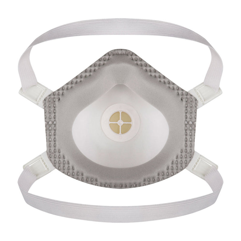 Chargez l'image dans la visionneuse de la galerie, P306 - Masque FFP3 Ultimate réutilisable avec valve (Paquet de 5 pièces), Blanc, vue de dos # Couleur_Blanc