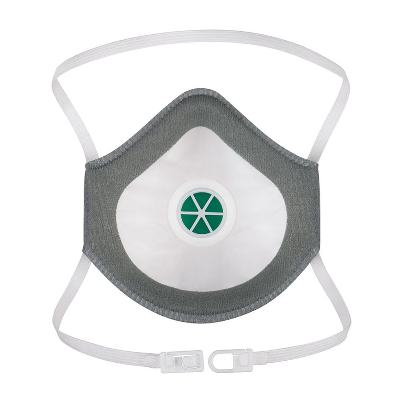 Chargez l'image dans la visionneuse de la galerie, P311 - Masque FFP3 Valve (par 10), Blanc, vue de dos # Couleur_Blanc