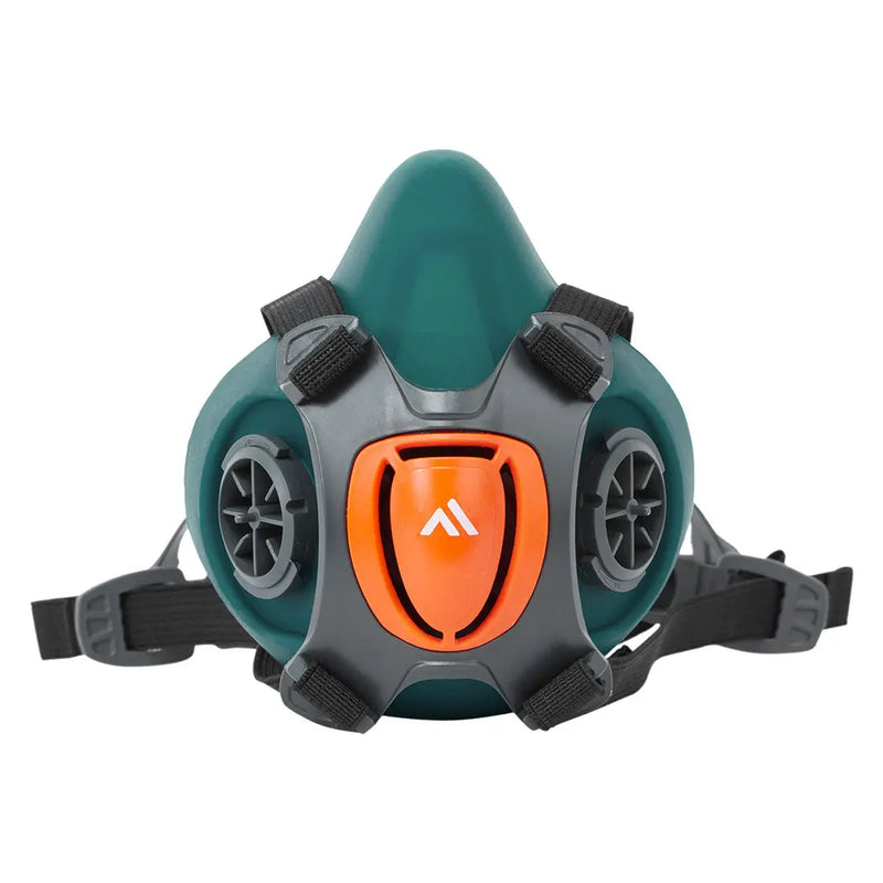 Chargez l'image dans la visionneuse de la galerie, Demi-masque silicone P431 - protection respiratoire double filtre baïonnette