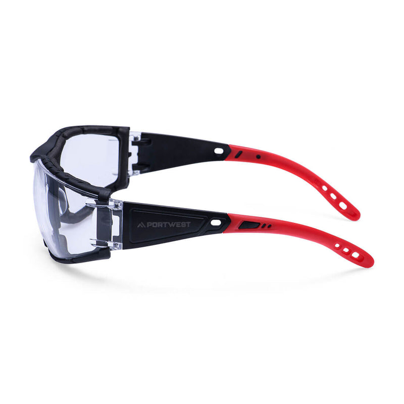 Chargez l'image dans la visionneuse de la galerie, PB32 - Lunettes de sécurité Wrap Around Pro, Incolore, vue de dos # Couleur_Incolore
