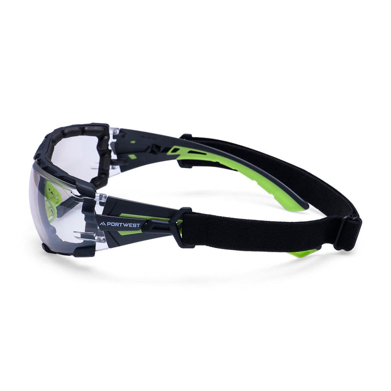 Chargez l'image dans la visionneuse de la galerie, PS28 - Lunettes de sécurité sangle Tech Look Lite KN, MIR, vue de dos # Couleur_MIR
