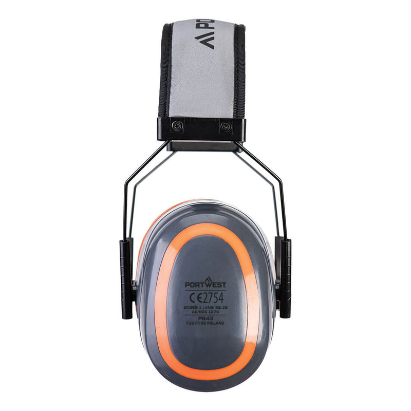 Chargez l'image dans la visionneuse de la galerie, PS43 - Casque Anti-Bruit HV Extreme 36db, Gris, vue de dos # Couleur_Gris