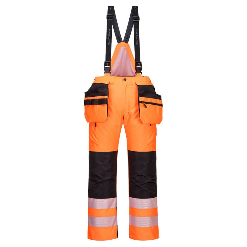 Chargez l'image dans la visionneuse de la galerie, Pantalon PW351 avec bretelles amovibles - visibilité optimale travaux extérieurs