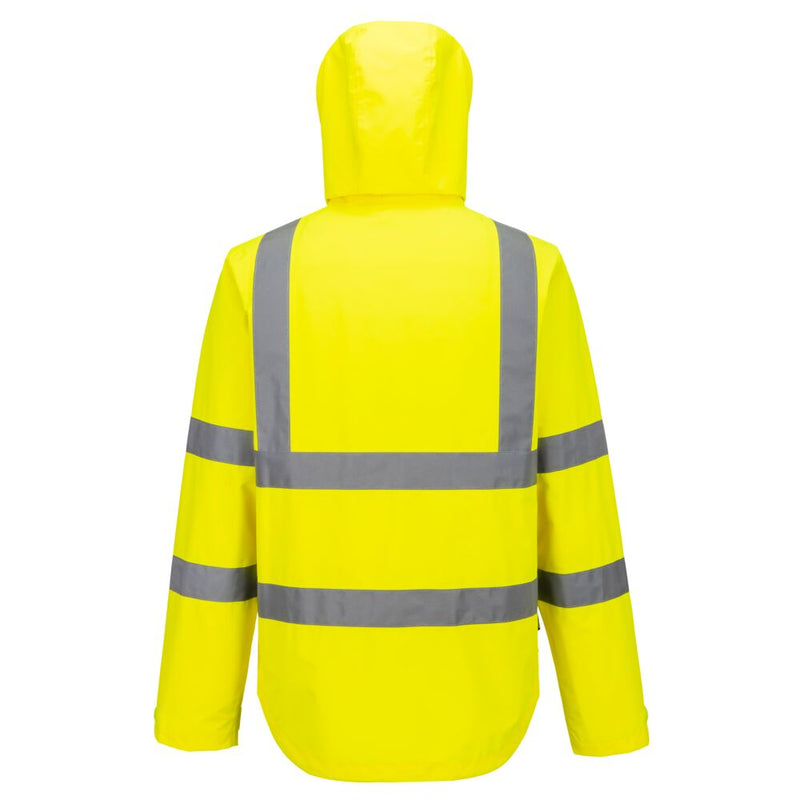 Chargez l'image dans la visionneuse de la galerie, S164 - Veste légère pliable HV, Jaune, vue de dos # Couleur_Jaune