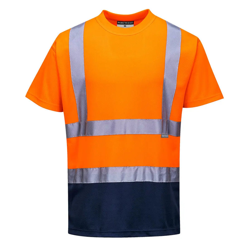 Chargez l'image dans la visionneuse de la galerie, T-shirt bicolore S378 - tenue de travail confortable