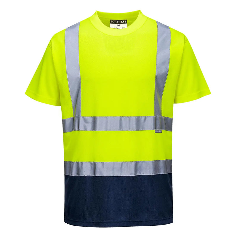 Chargez l'image dans la visionneuse de la galerie, T-shirt bicolore S378 - uniforme entreprise personnalisable