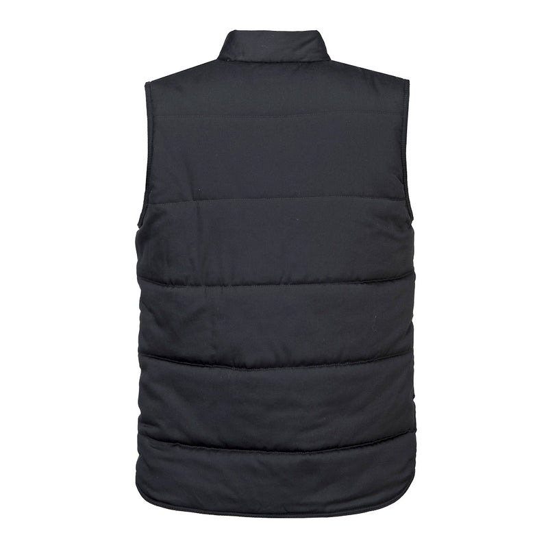 Chargez l'image dans la visionneuse de la galerie, S414 - Gilet Shetland, Noir, vue de dos # Couleur_Noir