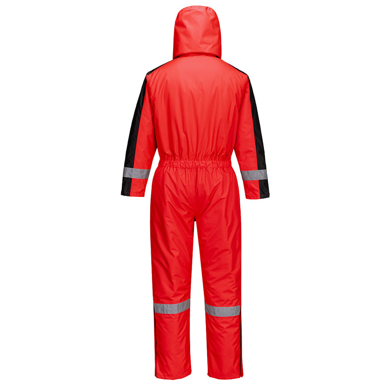 Chargez l'image dans la visionneuse de la galerie, S585 - Combinaison HIVER, Rouge, vue de dos # Couleur_Rouge