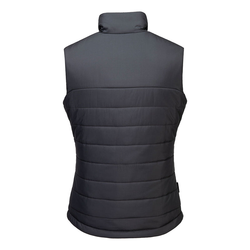 Chargez l'image dans la visionneuse de la galerie, S607 - Gilet matelassé isolant femme Professional, Gris Métal, vue de dos # Couleur_Gris Métal