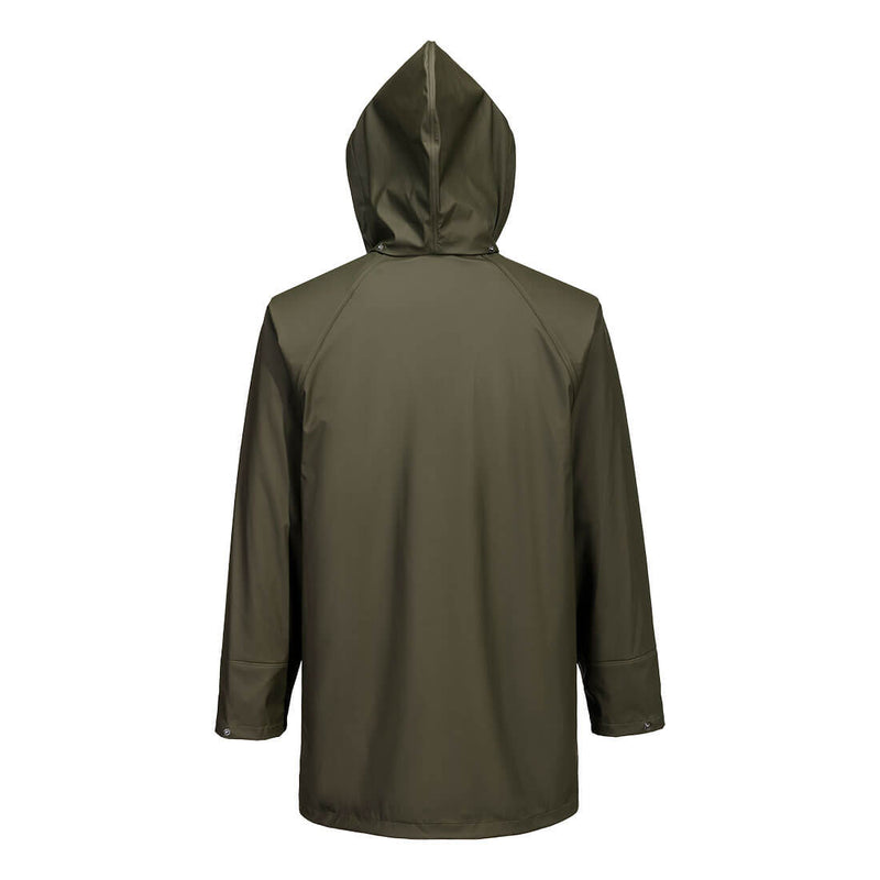 Chargez l'image dans la visionneuse de la galerie, S651 - Veste Flexatex Chem, Nuits de forêt, vue de dos # Couleur_Nuits de forêt