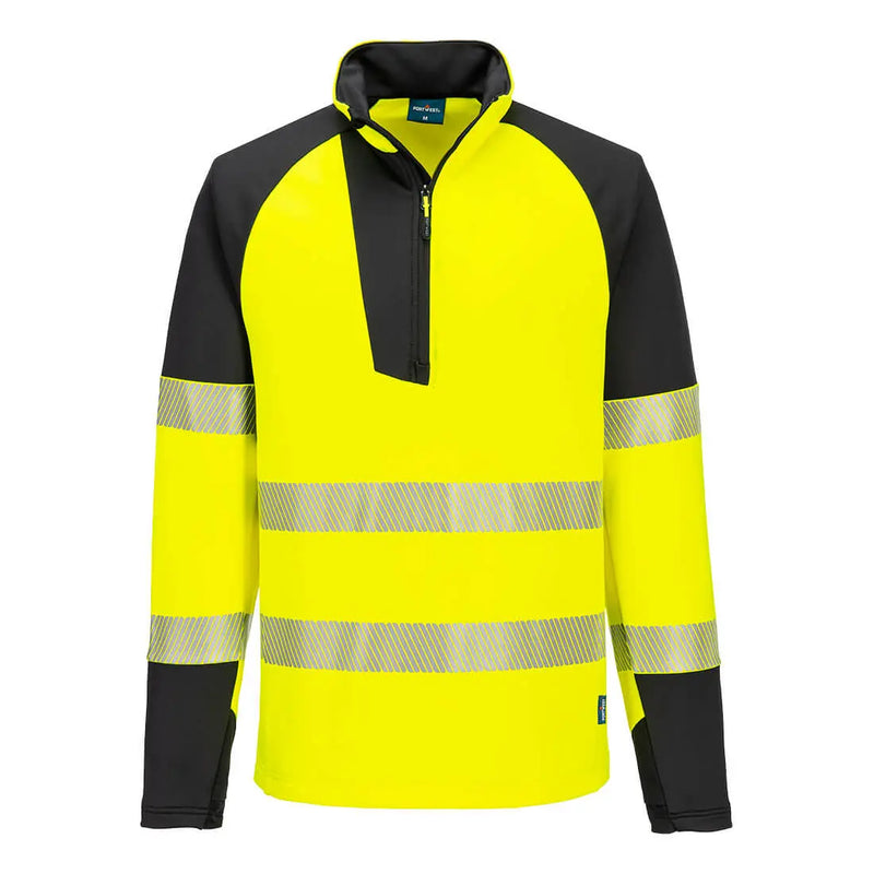 Chargez l'image dans la visionneuse de la galerie, Sweatshirt Haute Visibilité Zippé T172-PW3 - protection signalisation travaux